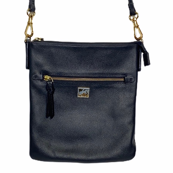 Kooba Handbags - Kooba Black Pebbled Leather Crossbody
